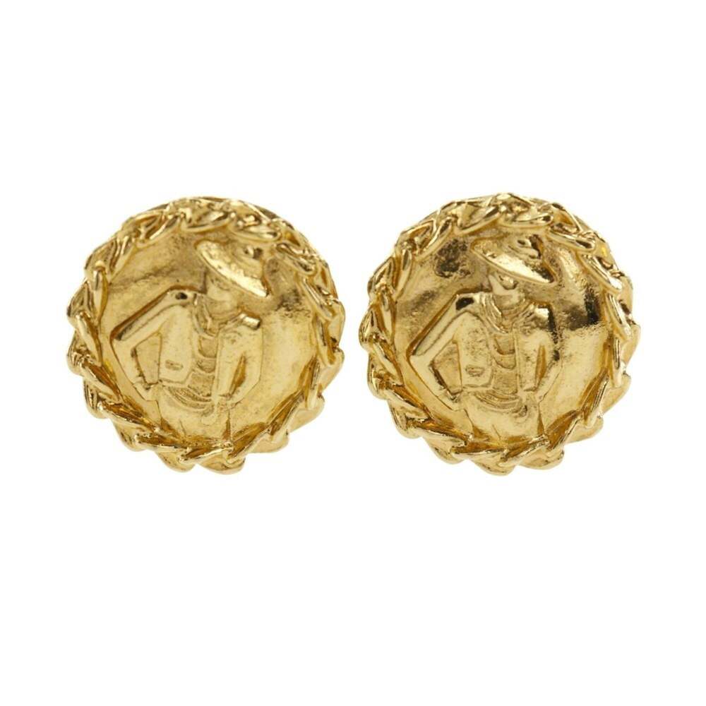 CHANEL Gold Earrings - Picture 1 of 9